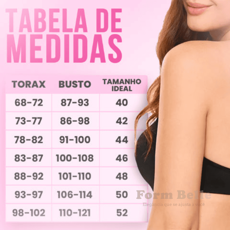 Soutien Tomara que Caia Sync Comfort - Sustentação Ideal e Conforto sem Alças (COMPRE 2 LEVE 1)